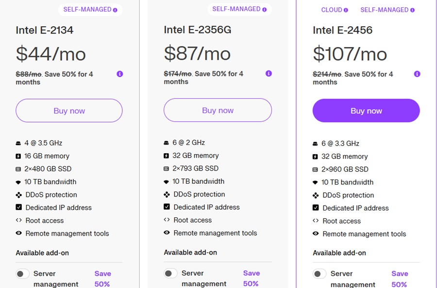 liquidweb dedicated hosting prices 