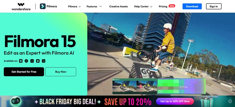 wondershare filmora black friday 