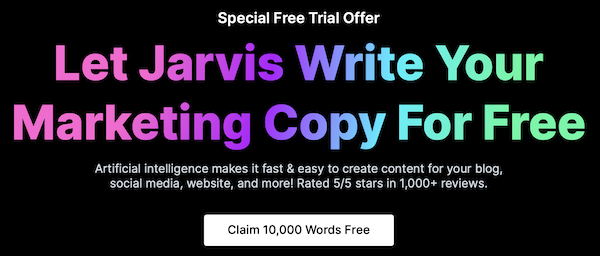 jarvis free trial banner