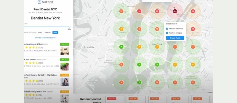 surfer local grid view