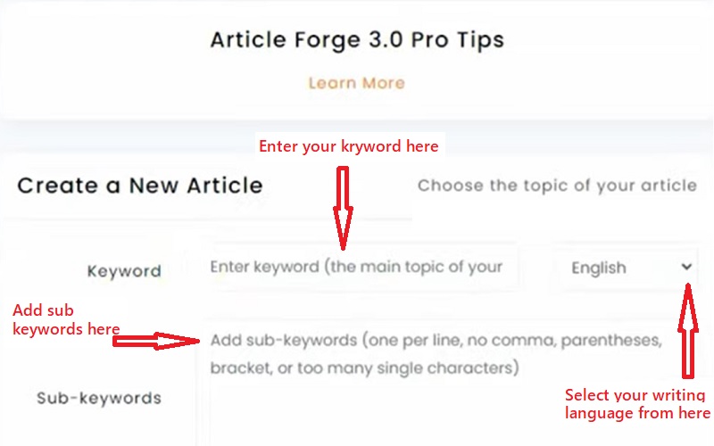 article forge article writing demo