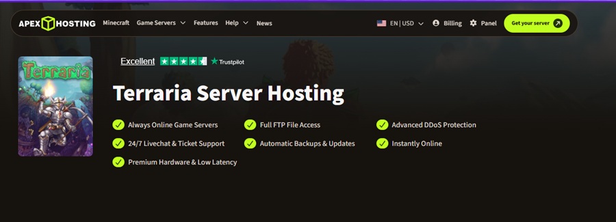 apex hosting terraria server