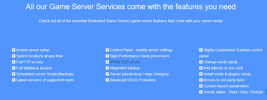 citadel server features 