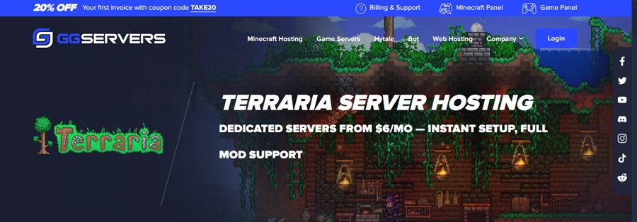 ggservers terraria hosting
