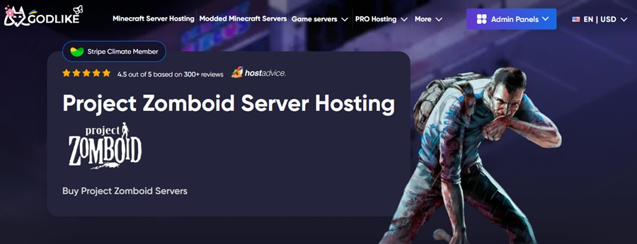 godlike project zomboid hosting
