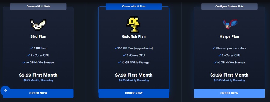 skynode hosting terraria plans