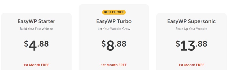 namecheap easywp pricing