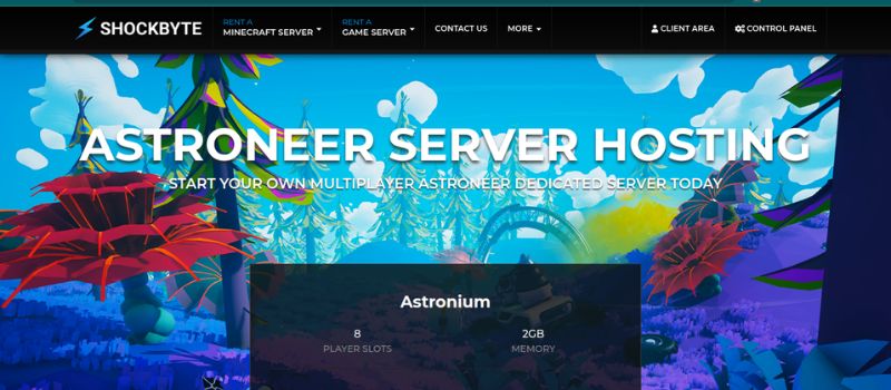shockbyte server hosting for astroneer