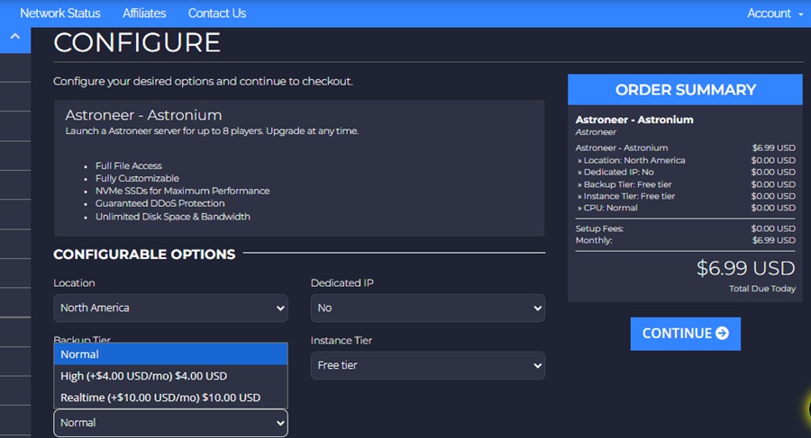 shockbyte astroneer server hosting configure