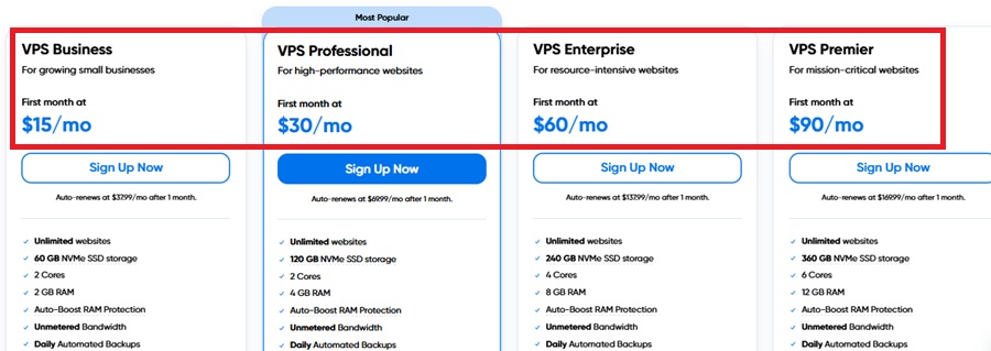 dreamhost vps price