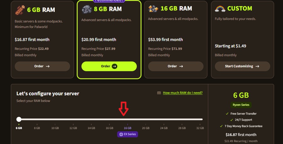 apex hosting palworld server plans 