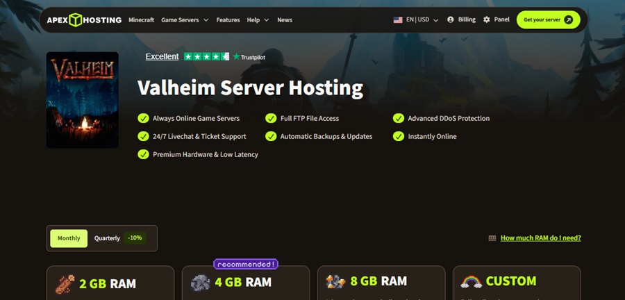 apex valheim server hosting 