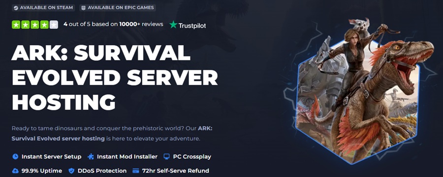 ark survival evolved server hosting