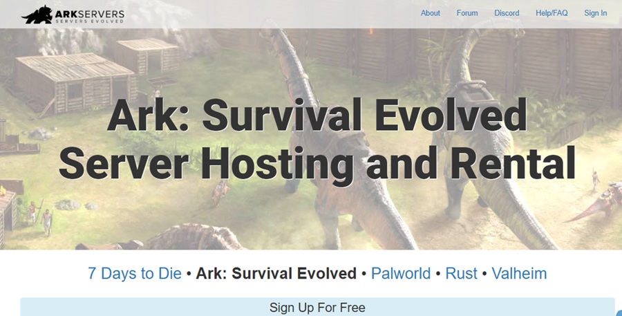 arkserver ark game hosting