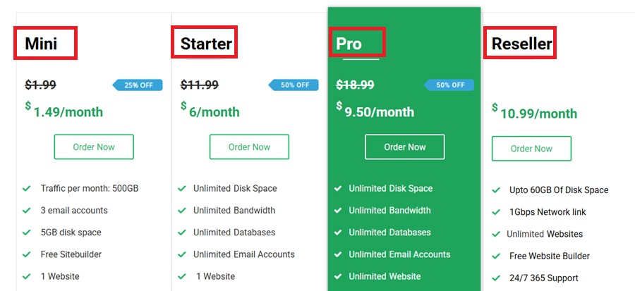 stablehost web hosting price