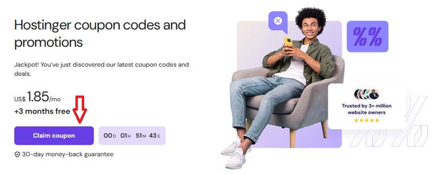 hostinger coupon page